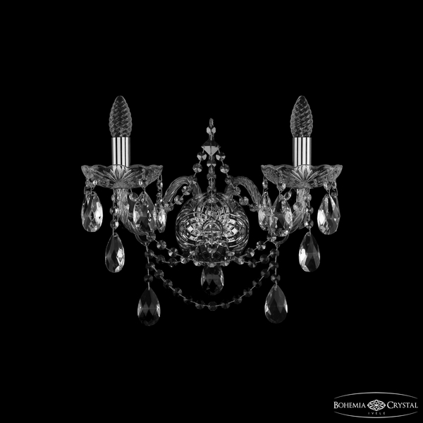 

Бра Bohemia 1411 1411B/2/195/XL Ni, Никель, 1411 1411B/2/195/XL Ni