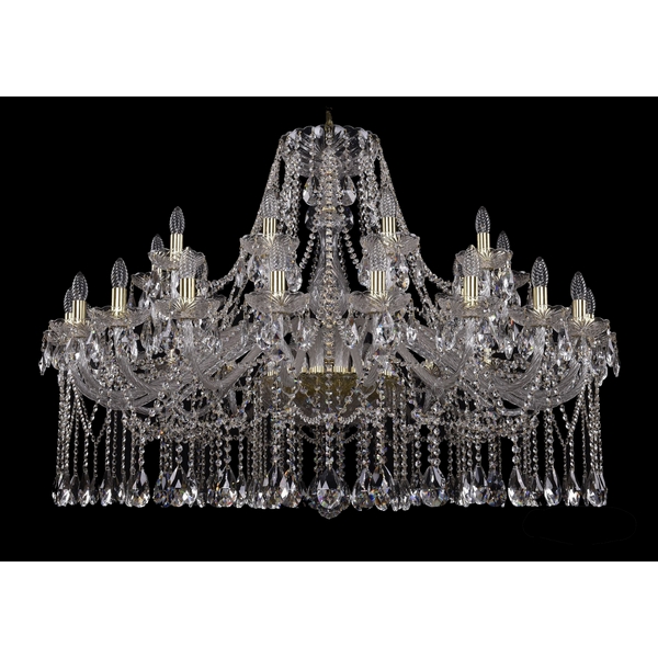 

Подвесная люстра Bohemia 1413 1413/20+10/460/G, Прозрачный, 1413 1413/20+10/460 G
