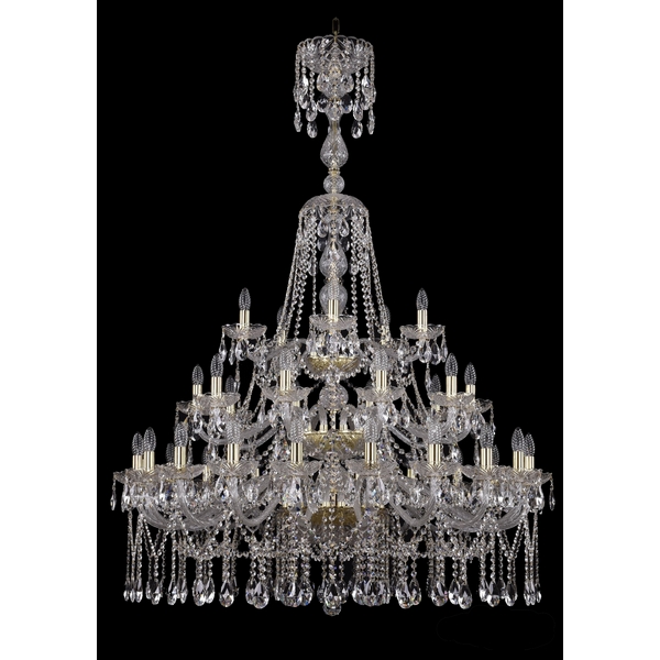 

Подвесная люстра Bohemia 1413 1413/20+10+5/400/XL-158/3d/G, Прозрачный, 1413 1413/20+10+5/400/XL-158/3d G