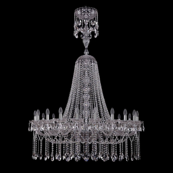 

Подвесная люстра Bohemia 1413 1413/20/400/XL-160/Ni, Прозрачный, 1413 1413/20/400/XL-160 Ni