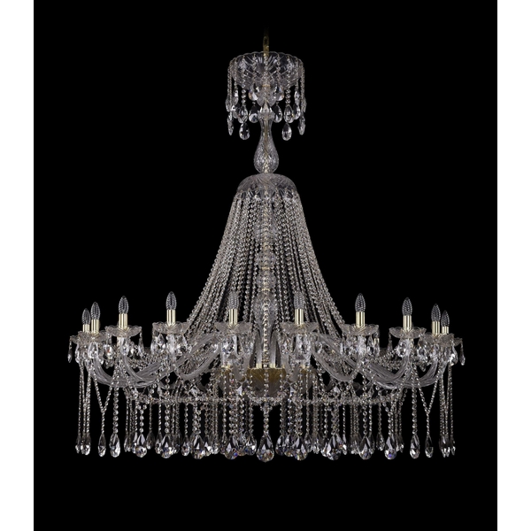 

Подвесная люстра Bohemia 1413 1413/20/530/XL-158/G, Прозрачный, 1413 1413/20/530/XL-158 G