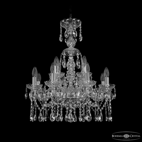 

Подвесная люстра Bohemia 1413 1413/8+4/200/XL-66 Ni, Никель, 1413 1413/8+4/200/XL-66 Ni