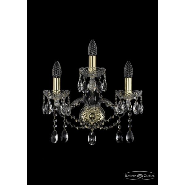 

Бра Bohemia 1413 1413B/2+1/165/G, Золото, 1413 1413B/2+1/165 G