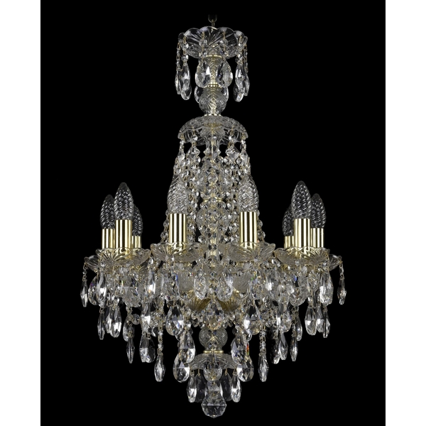 

Подвесная люстра Bohemia 1415 1415/10/141/XL-66/G, Прозрачный, 1415 1415/10/141/XL-66 G