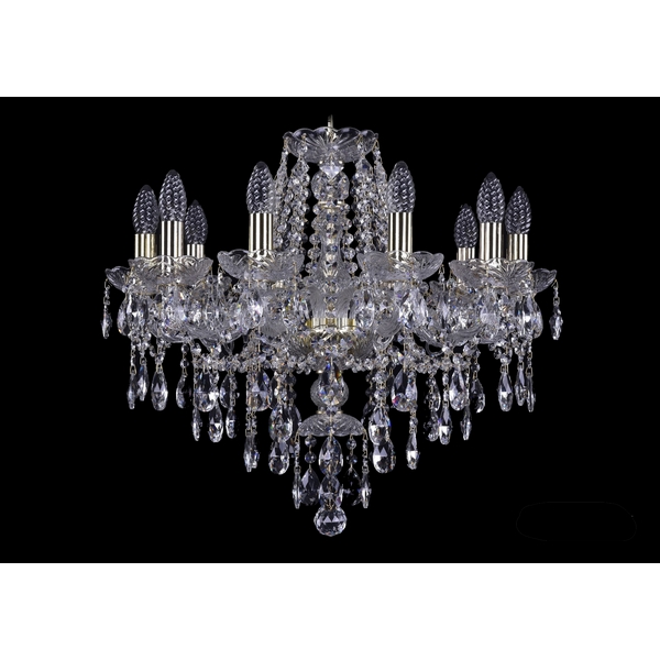 

Подвесная люстра Bohemia 1415 1415/10/200/G, Прозрачный, 1415 1415/10/200 G