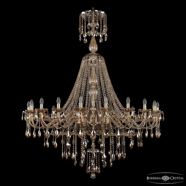 

Подвесная люстра Bohemia 1415 1415/20/530/XL-180 G M721, Золото, 1415 1415/20/530/XL-180 G M721