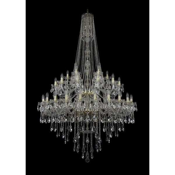 

Подвесная люстра Bohemia 1415 1415/24+12+6/460/h-213/2d/G, Прозрачный, 1415 1415/24+12+6/460/h-213/2d G