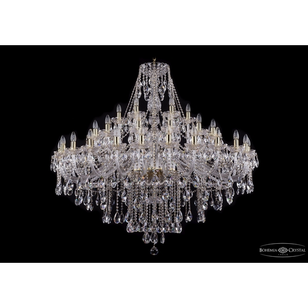 

Подвесная люстра Bohemia 1415 1415/24+12+6/530/G, Прозрачный, 1415 1415/24+12+6/530 G