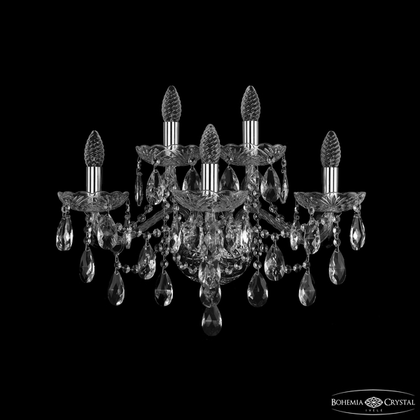 

Бра Bohemia 1415 1415B/3+2/200/XL Ni, Никель, 1415 1415B/3+2/200/XL Ni