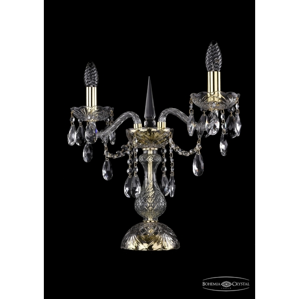 

Интерьерная настольная лампа Bohemia 1415 1415L/2/141-39/G, Прозрачный, 1415 1415L/2/141-39 G