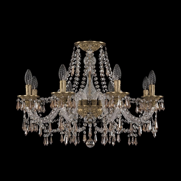 

Подвесная люстра хрустальная Ivele Crystal 16103/8/240 FP K721 (Bohemia), Латунь, Ivele Crystal 16103/8/240 FP K721