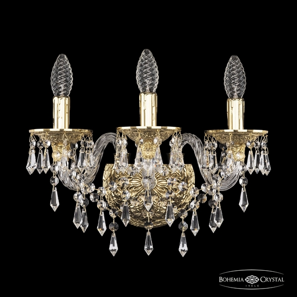 

Бра хрустальное Ivele Crystal 16103B/3/141 G (Bohemia), Золото, Ivele Crystal 16103B/3/141 G