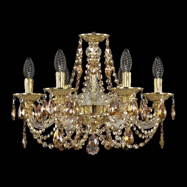 

Подвесная люстра хрустальная Ivele 16106/6/165 R777 Bohemia Crystal G, Ivele Crystal 16106/6/165 G R777