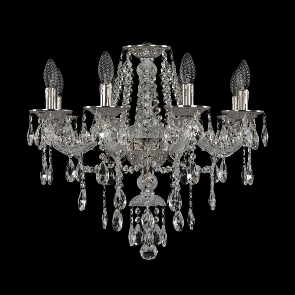 

Подвесная люстра хрустальная Ivele 16115/8/200 Ni Bohemia Crystal, Ivele Crystal 16115/8/200 Ni