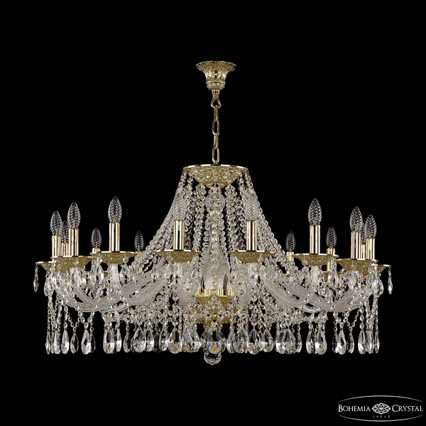 

Подвесная люстра Bohemia 1613 16213/16/360 G, Золото, 1613 16213/16/360 G