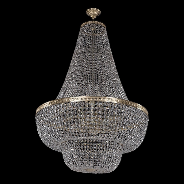 

Потолочная люстра 19101/H2/100IV Bohemia 1910 G, Прозрачный, 1910 19101/H2/100IV G