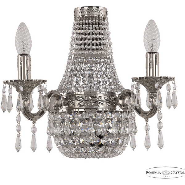 

Бра Bohemia 2201 2201H201B/2/35IV Ni, Прозрачный, 2201 2201H201B/2/35IV Ni