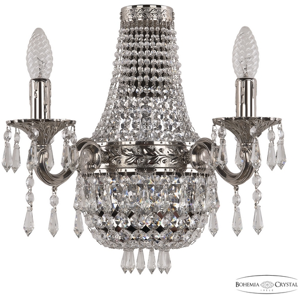 

Бра Bohemia 2227 2227H201B/2/35IV Ni, Прозрачный, 2227 2227H201B/2/35IV Ni