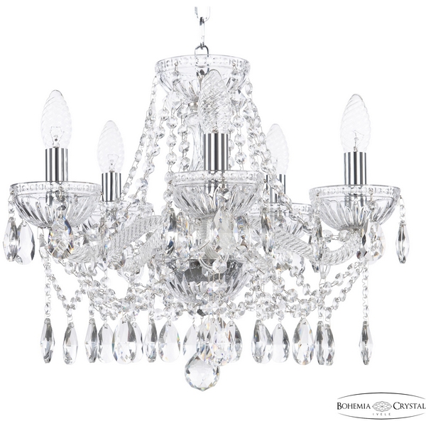 

Подвесная люстра Bohemia 5413 5413/5/141 Ni Clear/M-1G, 5413 5413/5/141 Ni Clear/M-1G