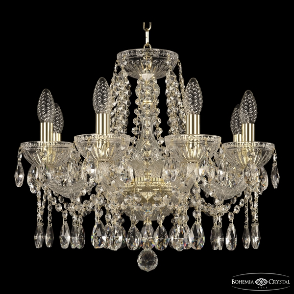 

Подвесная люстра Bohemia 5413 5413/8/165 G Clear/M-1G, 5413 5413/8/165 G Clear/M-1G