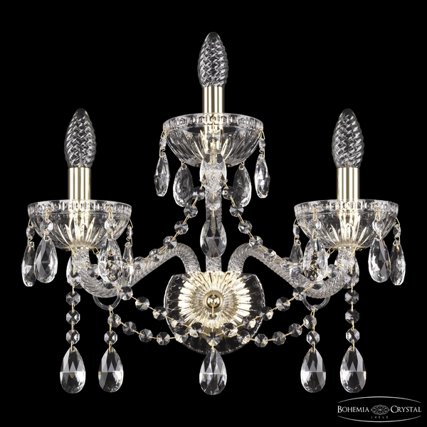 

Бра Bohemia 5413 5413B/2+1/165 G Clear/M-1G, Золото, 5413 5413B/2+1/165 G Clear/M-1G