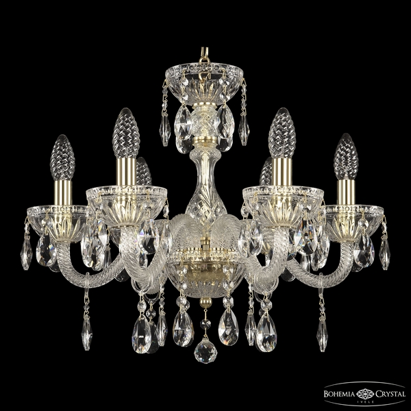 

Подвесная люстра Bohemia 5417 5417/6/165 G Clear/M-1G, 5417 5417/6/165 G Clear/M-1G