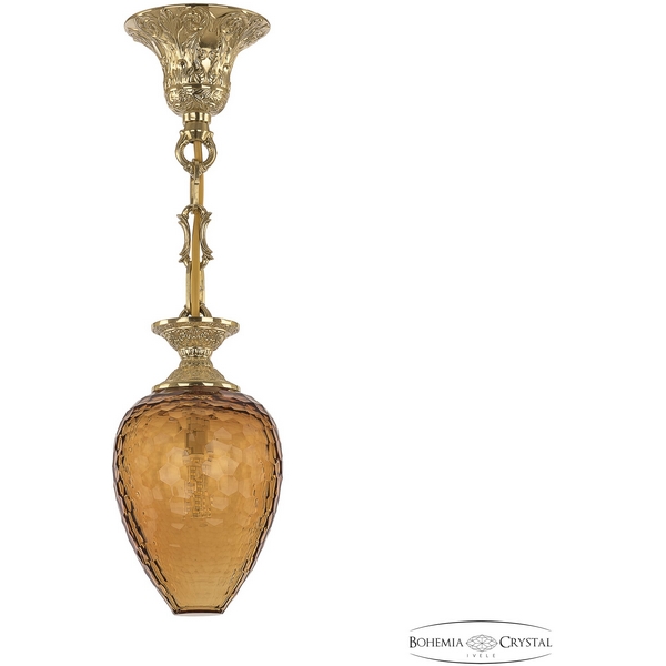 

Подвесной светильник хрустальный 7003P/12 G Amber/H-1C (Bohemia), Золото, 7003P 7003P/12 G Amber/H-1C