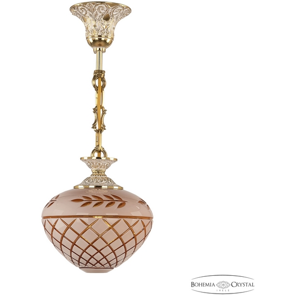 

Подвесной светильник хрустальный 7003P/18 GW Amber-White/H-1B (Bohemia), Золото, 7003P 7003P/18 GW Amber-White/H-1B