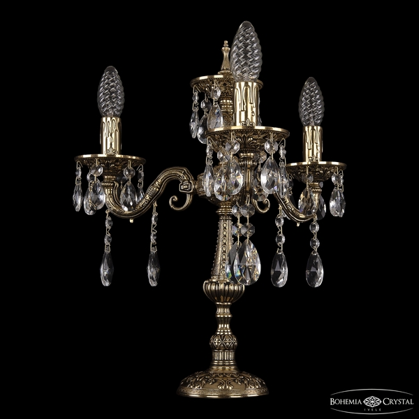 

Настольная лампа Bohemia 7025 7025L/3/125-43 A GB, Золото, 7025 7025L/3/125-43 A GB
