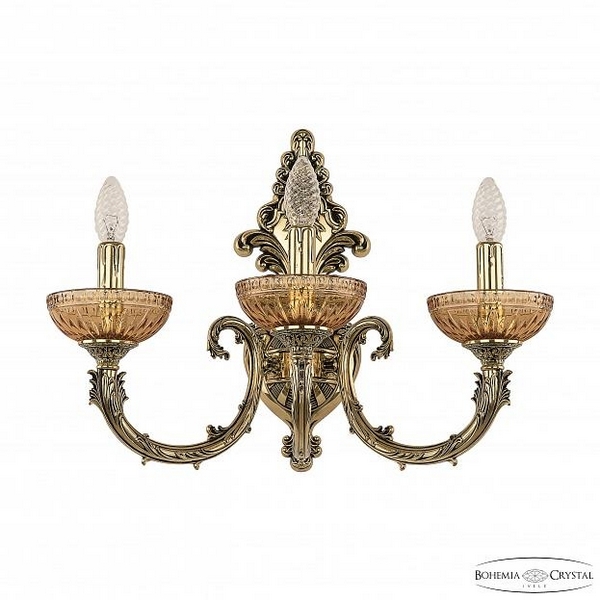 

Бра 7109B15/3/210 GB Amber/M-1G Bohemia 7109 P, Золото, 7109 7109B15/3/210 GB P Amber/M-1G