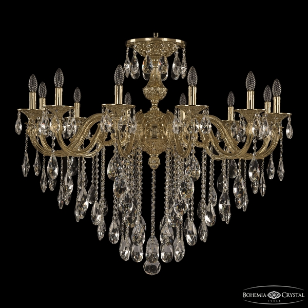 

Подвесная люстра 71201/12/360 Bohemia Florence B G, Золото, Florence 71201/12/360 B G