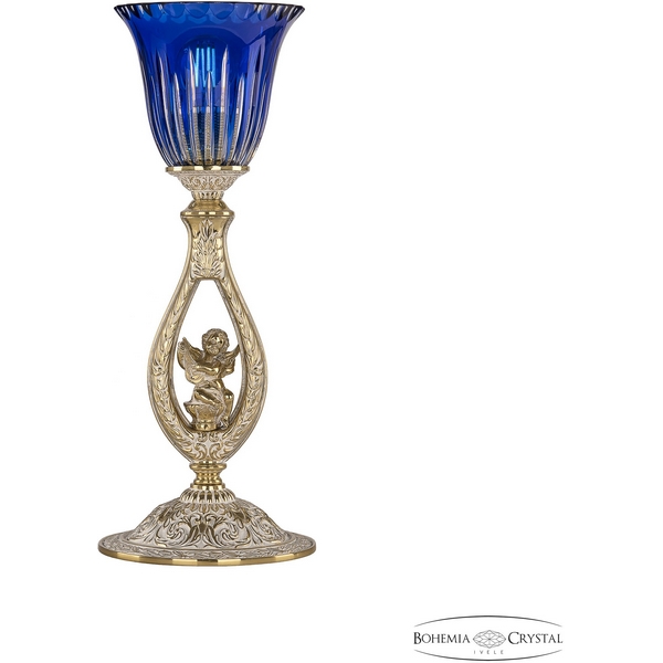 

Интерьерная настольная лампа 71400L/15 P2 Clear-Blue/H-1K FA1S Bohemia Florence GW, Синий, Florence 71400L/15 GW P2 Clear-Blue/H-1K FA1S