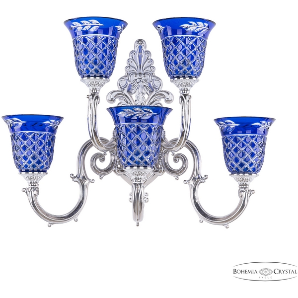 

Бра хрустальное 7203B15/3+2/210 NW P2 U Clear-Blue/H-1J Bohemia Verona, Синий, Verona 7203B15/3+2/210 NW P2 U Clear-Blue/H-1J