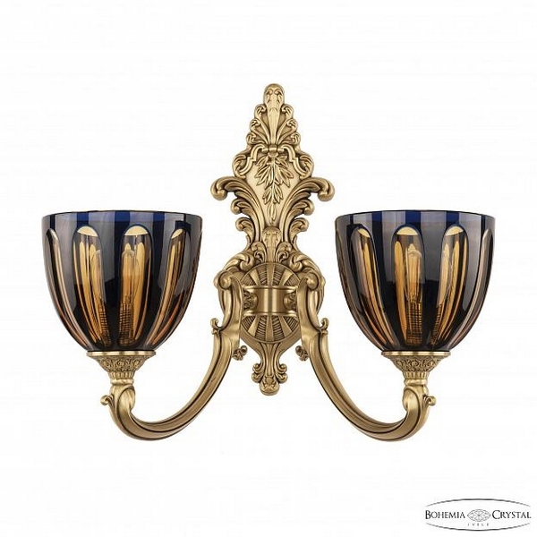 

Бра 7209B15/2/175 FP P1 U Amber-Blue/H-1H Bohemia 7209, Синий, 7209 7209B15/2/175 FP P1 U Amber-Blue/H-1H