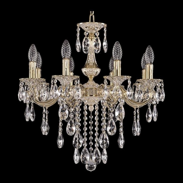 

Подвесная люстра 72101/8/175 Bohemia 7210 B GW, Золото, 7210 72101/8/175 B GW