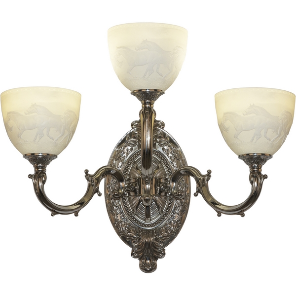 

Бра хрустальное 7214B12/2+1/210 Ni P1 U Bohemia Verona Horse, Никель, Verona 7214B12/2+1/210 Ni P1 U Horse