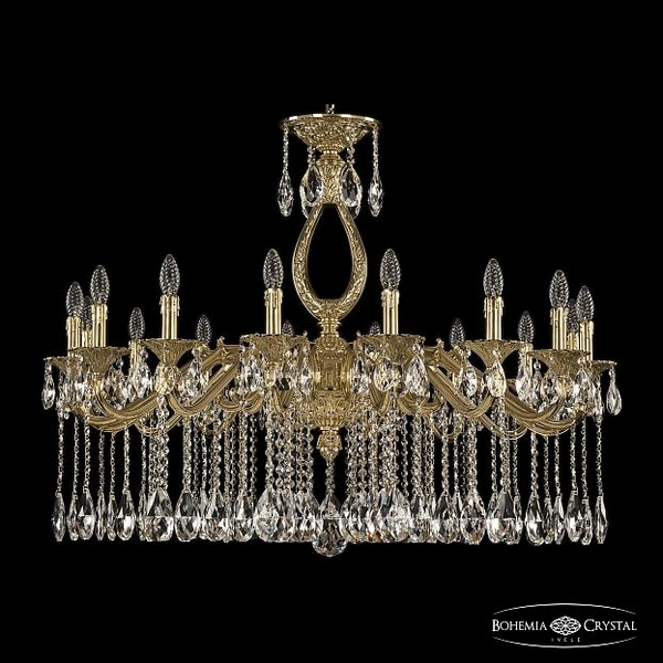 

Подвесная люстра 72302/16/360 A Bohemia 7230 G, Золото, 7230 72302/16/360 A G