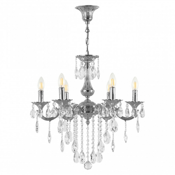 

Подвесная люстра Bohemia AL77 AL77101/6/175 B Ni, Никель, AL77 AL77101/6/175 B Ni