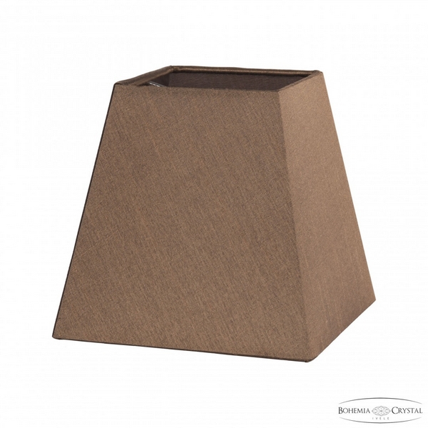 Изображение товара Абажур Bohemia SQ3 — текстиль коричневый, классика, 13×14 см