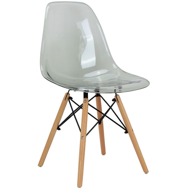 

Стул прозрачный серый Bradex Home EAMES FR 0045, EAMES FR 0045