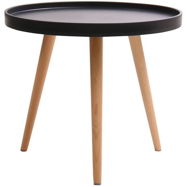 Кофейный столик Aurora диам.50x 44.5см, чёрный (Bradex Home)