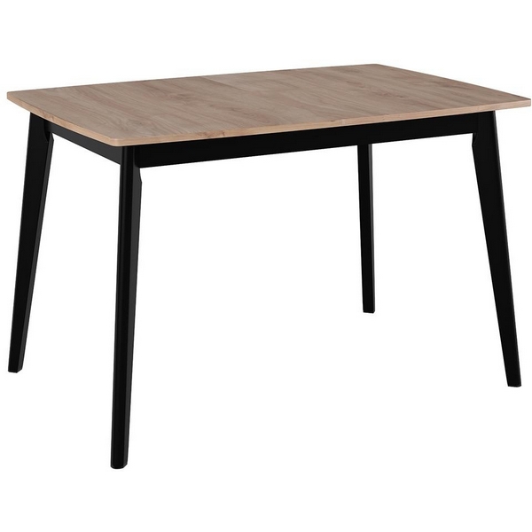

Стол раскладной 120-160x80x76см, Дуб Навара, чёрный Bradex Home Oslo FR 0851, Oslo FR 0851