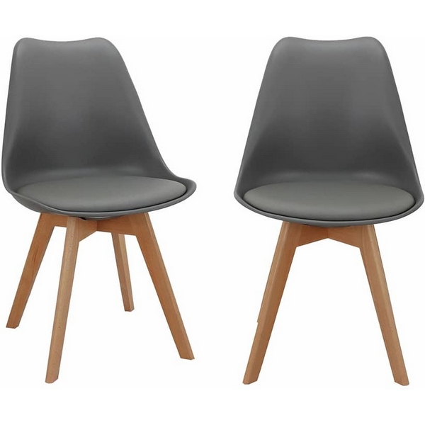 

Комплект из 2-х стульев Eames Bon серый Bradex Home арт.FR 0025P, FR 0025P