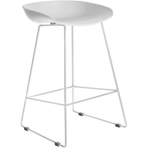 

Стул Bradex Home полубарный Neo белый с белыми ножками (FR 0955), Neo FR 0955