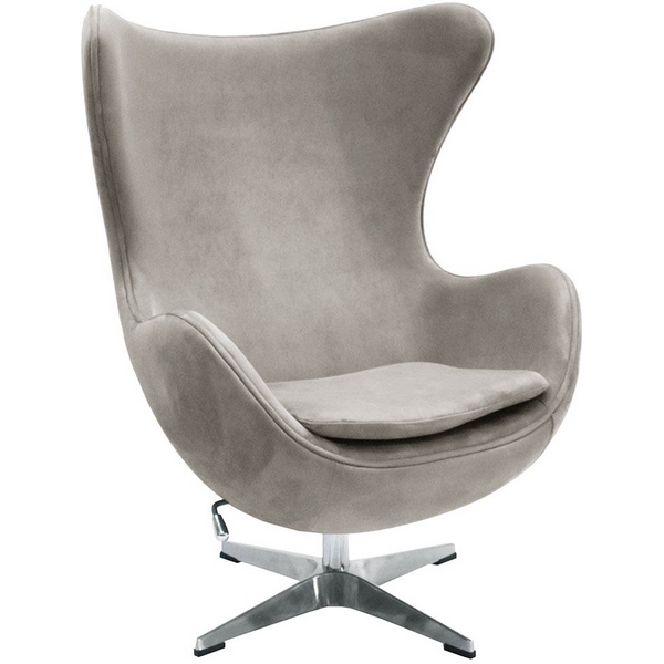 

Кресло Bradex Home EGG STYLE CHAIR латте, искусственная замша (RF 0692), Egg RF 0692