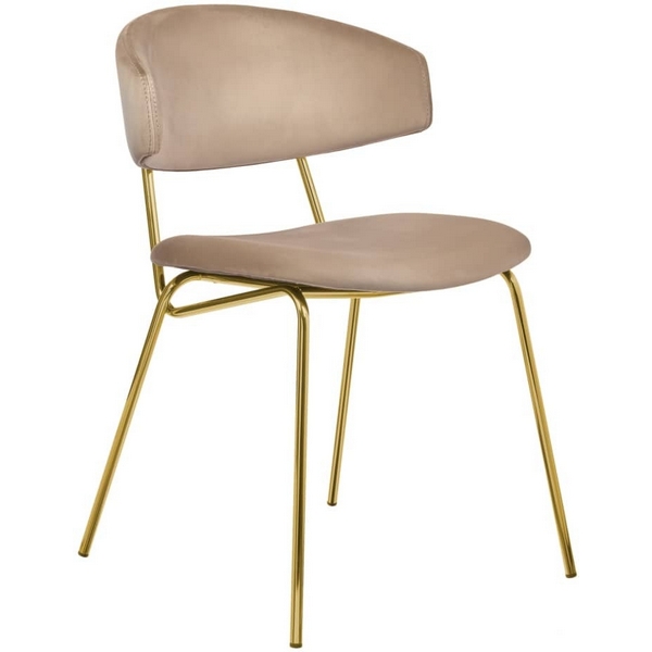 

Стул Elle латте с золотыми ножками Bradex Home (арт.RF 0718), RF 0718