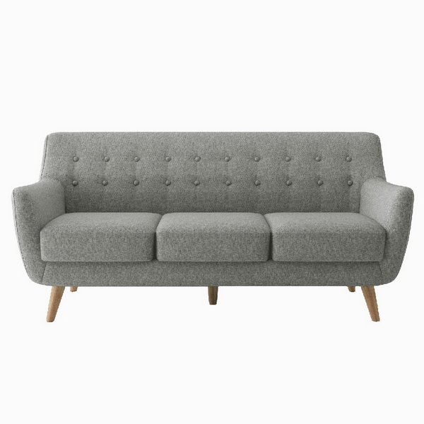 

Диван Bradex Home Picasso трехместный серый RF 0803, RF 0803