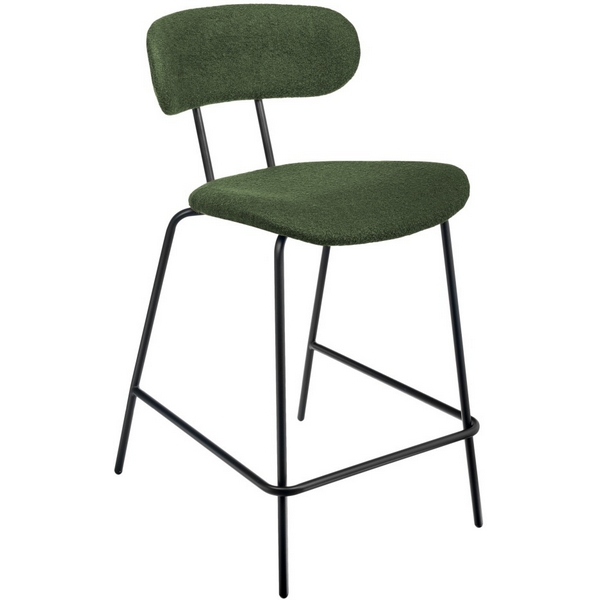 

Стул полубарный Bradexhome Ant букле зеленый, RF 0865