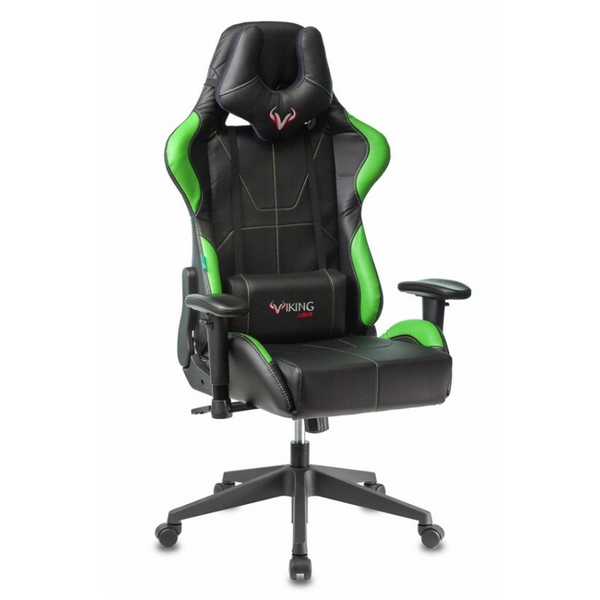 

Кресло игровое Zombie VIKING 5 AERO черный/салатовый эко.кожа с подголов. крестовина пластик, VIKING AERO VIKING 5 AERO LGREEN