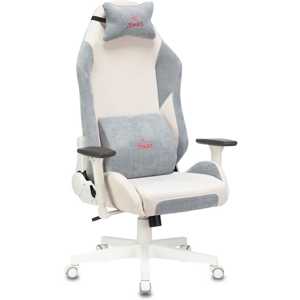 

Кресло игровое Zombie EPIC PRO Fabric белый/серо-голубой с подголов. крестовина пластик пластик белый, EPIC EPIC PRO LBLUE